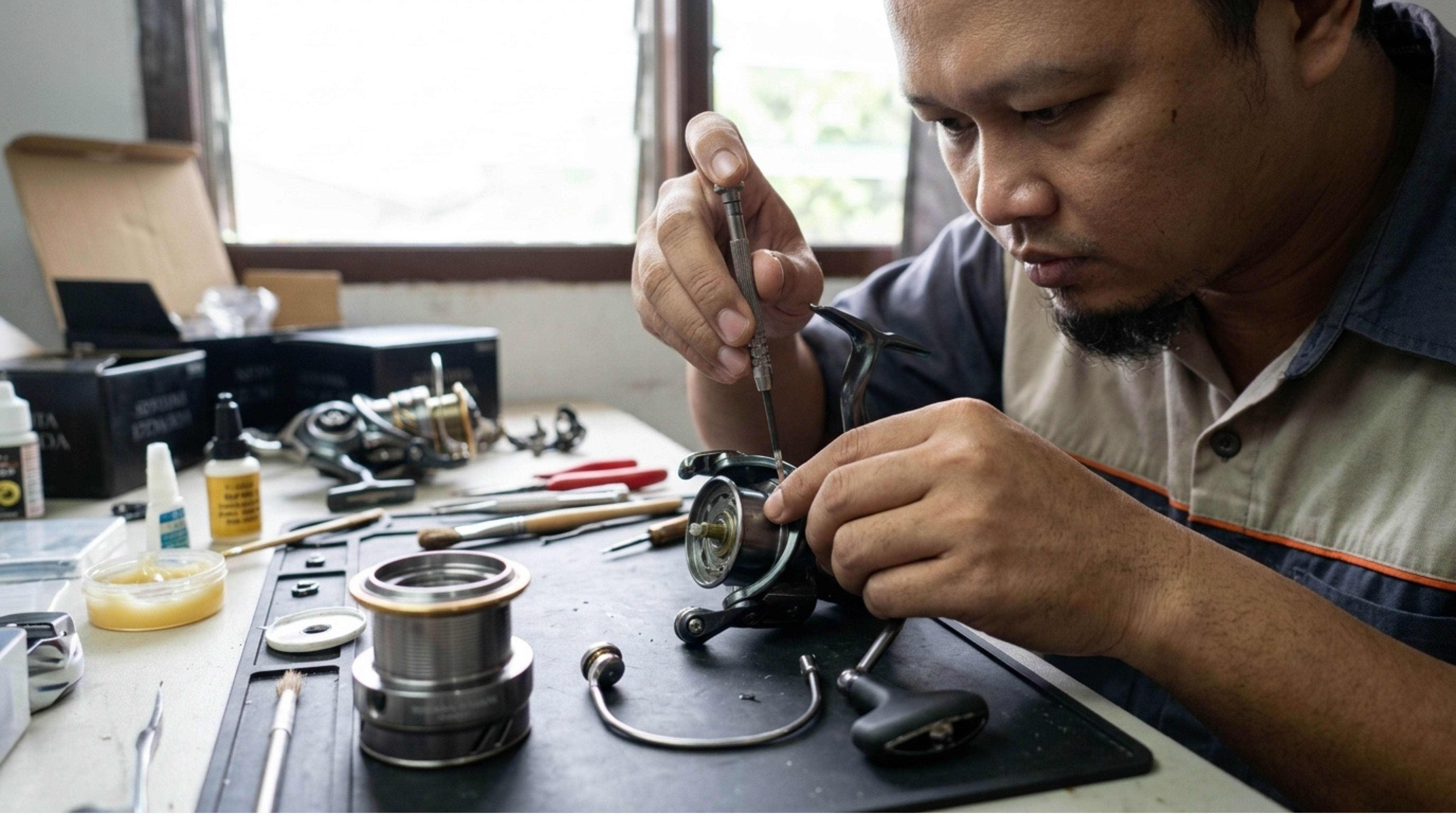 Pelbagai jenis fishing reel